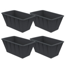 Extra Large Ice- Molds 4Pack Silicone Ice Block Molds for Ice Plunge Tub, Reusable Ice- Trays for Freezer Black