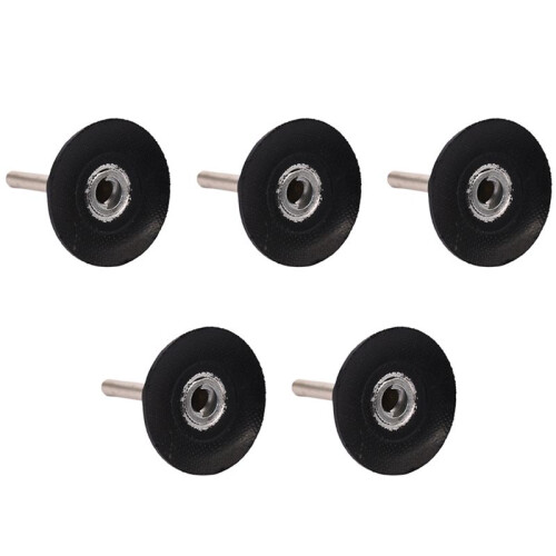 5 Pcs 50mm Backing Pad 6MM Shank Holder Sand Sanding Discs for Discs