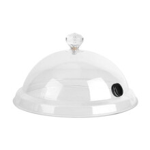 Molecular Cuisine Räucherhaube, Lebensmittelechter Deckel, Kuppelabdeckung für Räucherofen, Zubehör, Räuchersieb, Kuchen, Steak, Abdeckung C