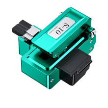 S-10 Fiber Cleaver Hot Melt Cold Weld One Step Fiber Cutting Fiber Optic Cable Cutter Auto Blade Return Fiber Cleaver B