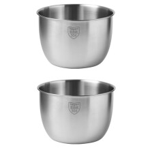 2X Keuken Rvs 304 Mengkom Diep Ontwerp Koken Bakken Taart Brood Salade Keuken Mengkom, 3600ML
