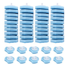 50 StüCke Toilette Stick Ersatz, Toilette Reiniger Ersatz Einweg Toiletten BüRsten Kopf Toilette BüRste für