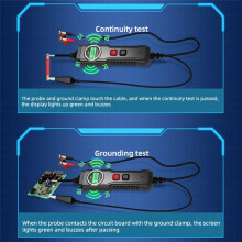 5-40V P100 Electrical System Tester with LCD Display Resistance Voltage Tester, Function Car Electric Circuit Tester
