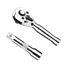 Auto Repair Tools Wrenches Set 72 Teeth Short Handle Ratchet Wrench with Short Connecting Rod
