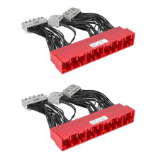 2X WiąZka Przewodów ECU Konwersji OBD, dla OBD2A do WiąZki Przewodów OBD1 ECU Okablowanie Zworki