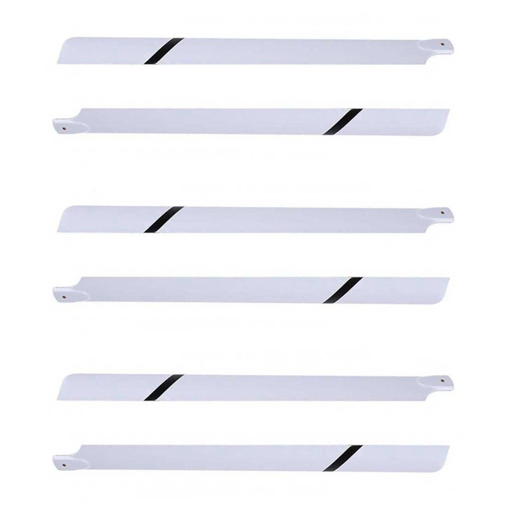 6X High Quality Fiberglass 550Mm Main Blades For Rc 550 Helicopter 4712400179205