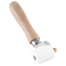 Heavy Duty 40mm White PTFE Seam Roller for PVC / EPDM Roofing Vinyl Decking Membrane and Banner Welding