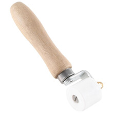 Rouleau de Couture en PTFE Blanc à Usage Intensif de 28 mm pour le Soudage de Membranes et de BannièRes en Vinyle de Toiture en PVC/EPDM