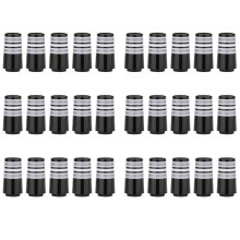 30Pcs Ferrules for 0.355 Tip Irons Shaft Sleeve Adapter Ferrule Iron Club Ferrules Replacement,Grey