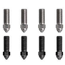 Kit de Buse K1 Buses D'Imprimante 3D, Buse en Acier Trempé Buses D'Extrudeuse en Alliage de Cuivre pour Imprimante 3D K1, K1 MAX