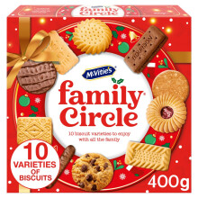 McVitie's Family Circle Biscuit 400g (Pack of 10)