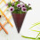 4er-set gewebter wandhänger blumenkorb für draußen 4