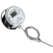 Termômetro de Aço Inoxidável com Display Digital, Termômetro de Sonda À Prova D'Água para Cozinha, Industrial