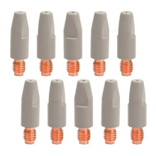 10PCS 24KD Welding Contact Tips Coating Protect M6 Gas Nozzle Tip 0.8mm MIG Welding Torche Welding