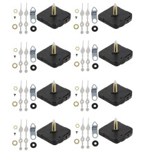 8X Long Spindle Clock Mechanism Movement, 3/ 5 Inch Maximum Dial Thickness, 1-1/ 10 Inch Total Shaft Length