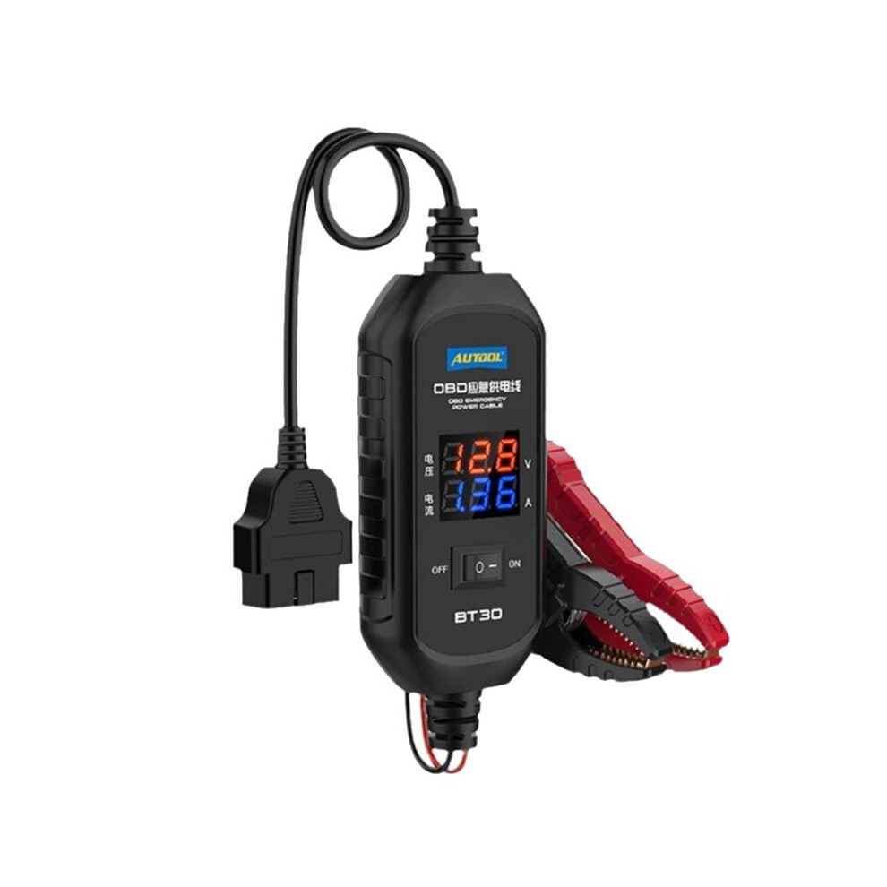 Autool Bt30 Car Obd Ii Battery Saver Emergency Power Supply Cable Leakage Detector Ecu Connector Car Ecu Memory Savers 6032255957468