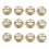 3 Set Gold Top Hat Knob for  for  Gold Foil Button 1
