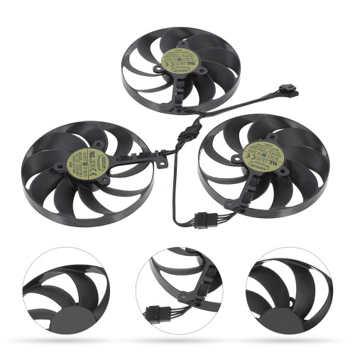 1 Set Grafikkartenkühler Lüfter Abs Luft Computer 2