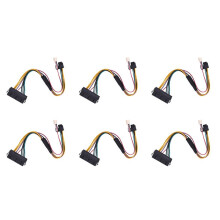 6X ATX PSU Power Supply Cable PCIe 6 Pin to ATX 24 Pin Power Supply Cable 24P to 6P for  600 G1 600G1 800G1 Mainboard