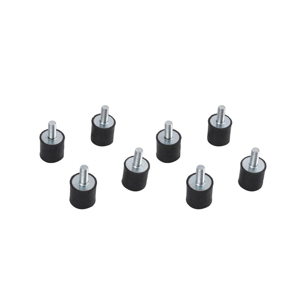 8Pcs M5 Male Female Anti Vibration Rubber Mounts Isolators 15Mm X 15Mm 6032713191120