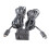 Car Android Navigation Machine Double TYPE-C Input to USB+USB-C Interface Panel Extension Cable Adapter Panel 1