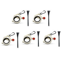 5Pcs Cable Tie Organizer, Tool Belt Tie Holder for 4/8/12/18 Inch Zip Ties Cable Tie Tightener with 50Pcs Tie
