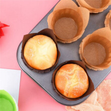 50PCS Newspaper Style Cupcake Liner Baking Cup for Wedding Party Tulip Muffin Cupcake Paper Cup Oilproof Cake D