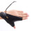 Bogenschießen Handschuh PU Handprotektor Elastisch Schwarz 6