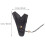 Bogenschießen Handschuh PU Handprotektor Elastisch Schwarz 8