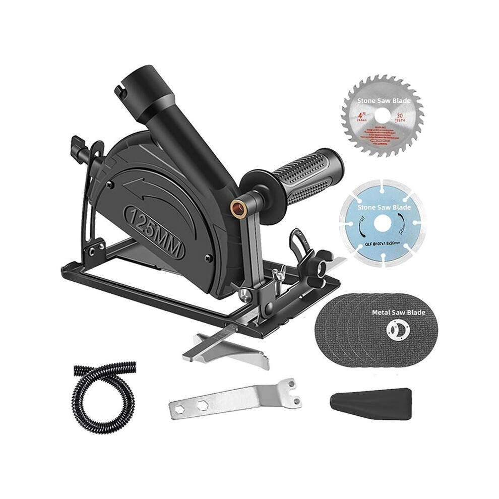 Angle Grinder Stand, 0-45 Degree Adjustable Cutting Angle,Polishing Machine Fixed Stand, For 4In-5In Angle Grinder A 4714193841215