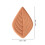 4St Herbruikbare Terracotta Bewaarders Bladvorm 3