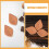 4St Herbruikbare Terracotta Bewaarders Bladvorm 5