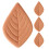 4St Herbruikbare Terracotta Bewaarders Bladvorm 6