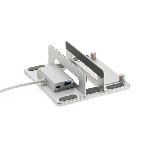 Aluminiumlegering Basis voor   M4 Pro Antislip Computer Multifunctionele Beugel Koelbasis N39-M4-3 PD+USB