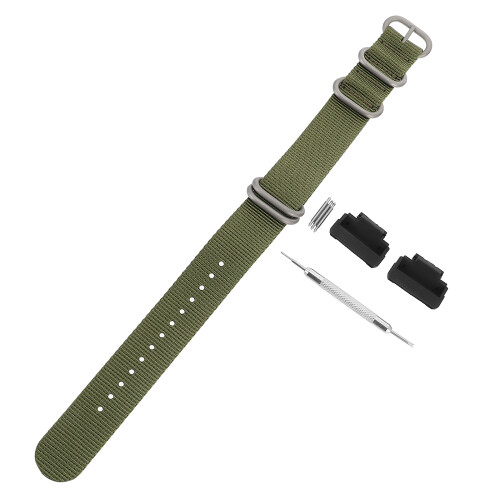 Nylon Smartwatch Armband Grün Leicht Langlebig Alltag 2