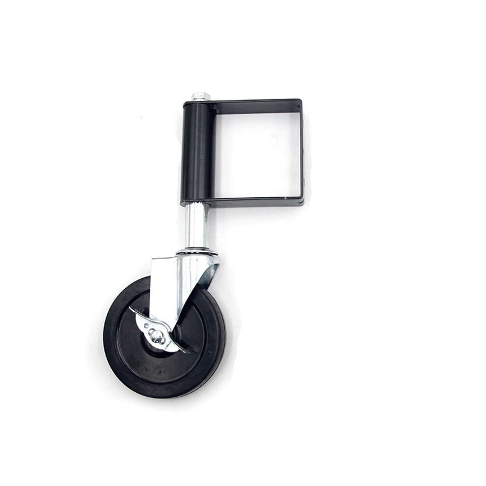5 Inch Rubber Mute Spring Loaded Gate Door Wheel Caster Spring Wheel 100Kg Load Capacity Home Gate Door Roller Slider A 6033216064966