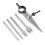 Leather Chisel Set, Prong Diamond Lacing Stitching Chisel Hole Punches Tool and Wing Divider for Leather Stitching 1