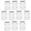 10Pcs Knitting Machine Accessory Claw Weight for  Silver Reed Singer Knitting Machine Diy Handmade Sewing Tools 1