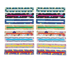 16 Pieces Guided Reading Strips Sentence Strips for Kids Overcoming Dyslexia Colored Highlighter Bookmarks (Cute Style)