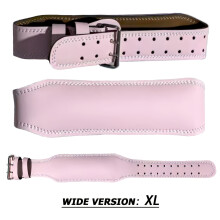 (Pink 16.0cm, XL) Doppelt breiter Gewichthebergürtel, verstellbar |Kernverstärktes Anti-Rutsch-Design, Fitnessausrüstung für Kniebeugen und