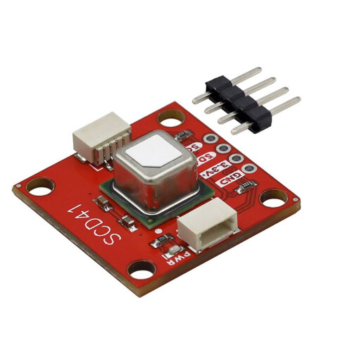 SCD41 Gas Sensor Module Detects CO2 Carbon Dioxide Temperature and Humidity in One Sensor I2C Communication A