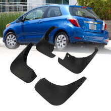 4pcs Weather Resistant Front Rear Mud Flaps for Toyota Yaris 2007-2013