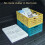 Folding Storage Box Basket Utility Cosmetic Container Desktop Holder Home Use School Desk Storage Box 7