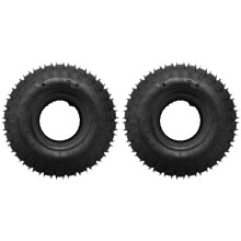 2X 4.10 / 3.50-4 410 / 350-4 ATV Quad Go Kart 47Cc 49Cc Chunky 4.10-4 Reifen Schlauch Passend für Alle Modelle 3.50-4 4 Zoll Reifen AußEn Reifen