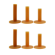 6 Piece  Tees Coffee Durable Tee Driving Range 60/ 70/ 80 mm