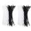 3mm x 150mm Auto Wire Push Cable Zip Tie Organizer White Black 200 Pcs 1