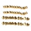 20X Arc Solid Brass Button Stud Screw Nail Screw Back Leather Rivet Belt 6mm 1