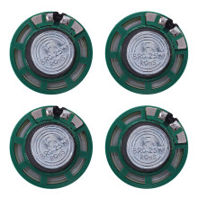 4 Pcs 1/4W 0.25W 8Ohm 27mm round external magnet speaker speaker,Sound amplifier,Speaker accessories
