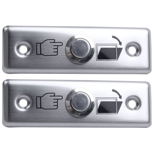 2X Steel Door Exit Release Push Button Home  Part of Access Control M1L3