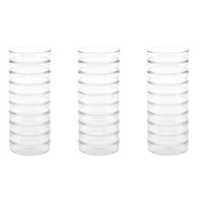 30Pcs Sterile Petri Dishes with Lids for Lab Plate Bacterial Yeast 55mm X 15mm